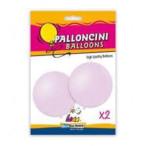 Blister 2pz palloncini pastello 33" - 83cm lilla 44