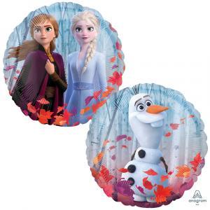 Palloncino  frozen 2 tondo standardshape 18"-46cm. 1pz