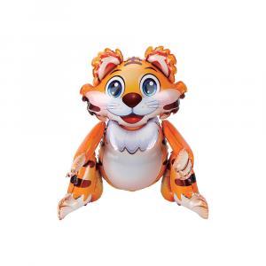 Palloncino  4d tigre arancione 23"-58cm. 1pz