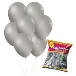 Palloncini metallizzati g110 12"-30cm argento 68, 15pz.