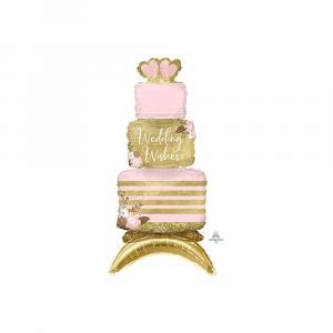 Palloncino  torta matrimoniale airloonz 12"x25". 1pz