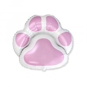 Palloncino  impronta animale rosa 30"x29". 1pz