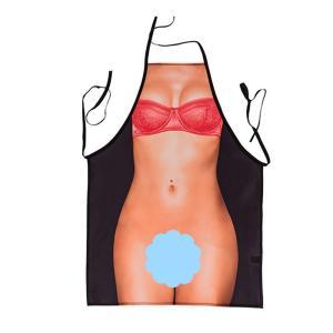 Grembiule da cucina sexy corpo donna nuda 70x49cm , 1pz.