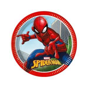 Piatti spiderman crime next generation, 8pz.