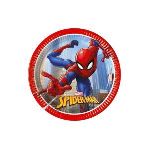 Piattini spiderman crime next generation, 8pz.