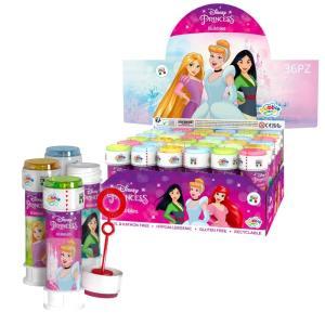 Espositore 36pz bolle di sapone principesse disney 60ml