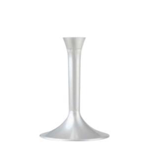 Base gambo per flute o calice colore bianco perla, 20pz.