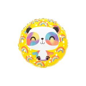 Palloncino  panda gioioso tondo standardshape 18"-46cm. 1pz