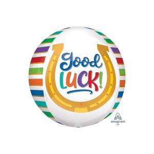 Palloncino  good luck ferro di cavallo arcobaleno orbz 16"-40cm. 1pz