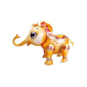 Palloncino  4d elefante arancione 28"-71cm. 1pz