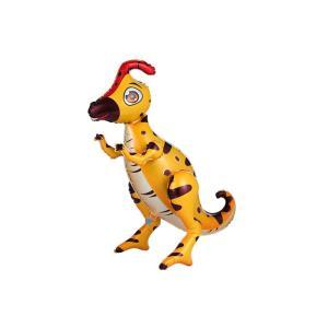 Palloncino  4d dinosauro parasaurolofo divertente giallo 26"-66cm. 1pz