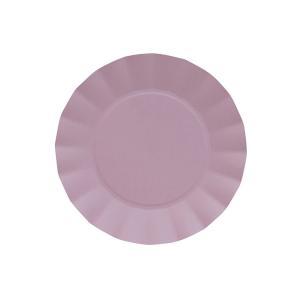 Piatti compostabili piccoli rose quartz fuoco ø21cm. 20pz