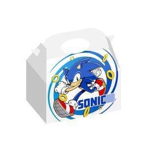 Scatole regalo sonic con maniglia, 12pz.