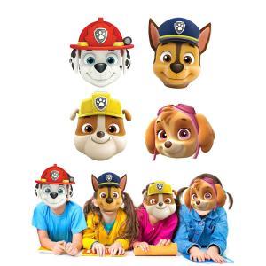 Maschere paw patrol per bambini in cartoncino, 6pz.