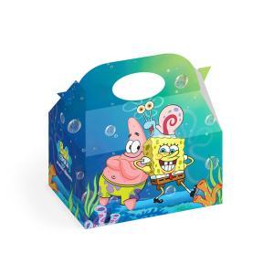 Scatole regalo spongebob con maniglia, 12pz.