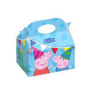 Scatole regalo peppa pig con maniglia, 12pz.