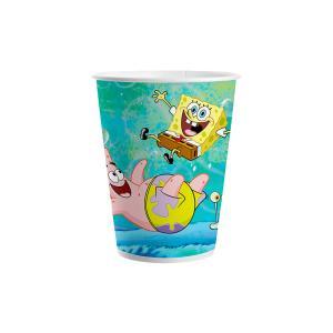 Bicchieri spongebob di carta 20cl, 8pz.