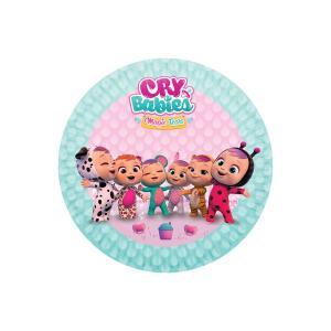 Piatti cry babies plastic free 18cm, 8pz.