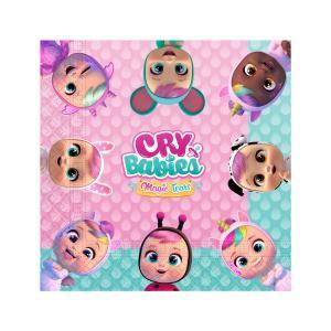 Tovaglioli cry babies 33x33cm, 20pz.