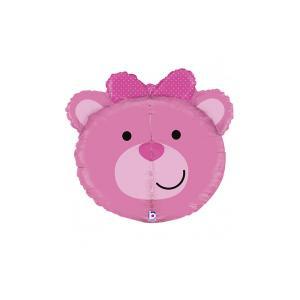 Palloncino  baby girl orso 27"-68cm. 1pz