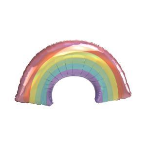 Palloncino  arcobaleno iridescente 34"x19". 1pz