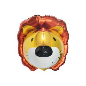 Palloncino leone 3d dorato 24inc-60cm, 1pz.