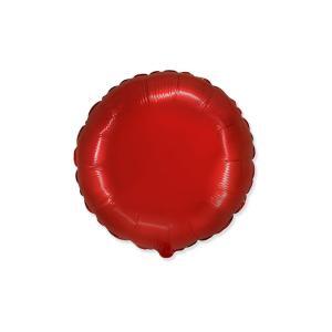 Palloncino tondo rosso 18"-45cm. 1pz