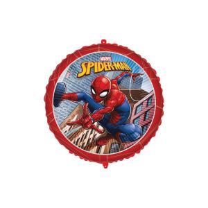 Palloncino tondo spiderman 18"-46cm, 1pz.