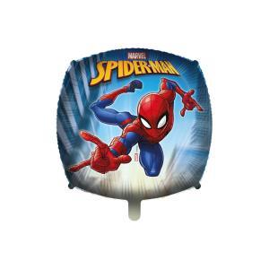 Palloncino quadrato spiderman 18"-46cm. 1pz