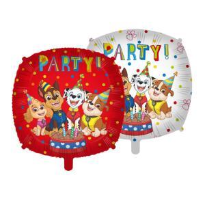 Palloncino paw patrol party quadrato 18"-46cm, 1pz.