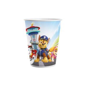 Bicchieri paw patrol di carta 20cl, 8pz.