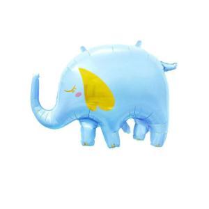 Palloncino elefante celeste  33"-83cm. 1pz