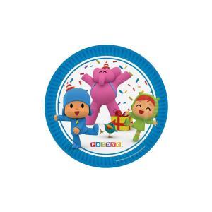 Piatti piccoli pocoyo plastic free 18cm, 8pz.