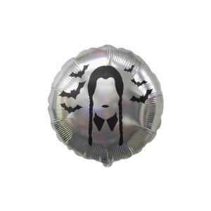 Palloncino tondo bad girl argento 18"-46cm, 1pz.