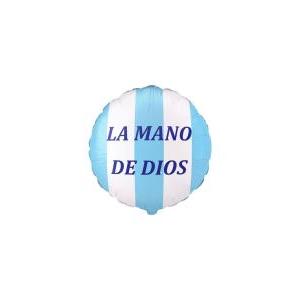 Palloncino napoli la mano de dios celeste 9"-23cm, 1pz.