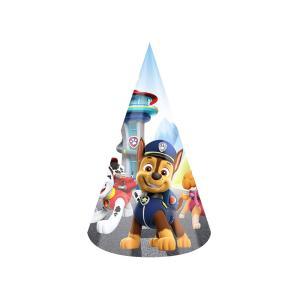 Cappellini paw patrol a cono 11x16cm, 6pz.