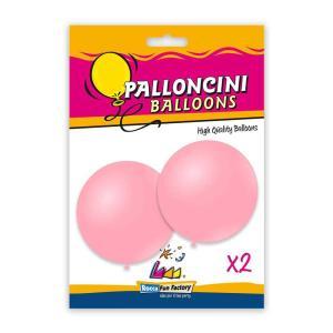 Palloncini colore rosa shocking pastello 33inc-83cm, 2pz.