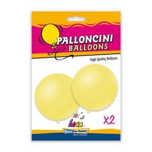 Palloncini colore mostarda pastello 33inc-83cm, 2pz.