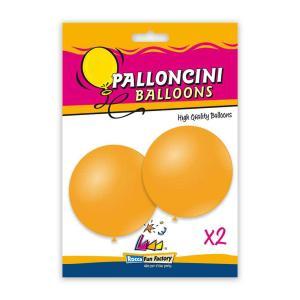 Palloncini colore giallo sole pastello 33inc-83cm, 2pz.