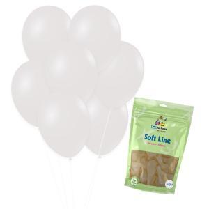 Palloncini trasparenti 12inc-30cm soft line, 50pz.