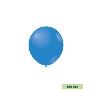 Palloncini blu royal pastello soft line 5inc-13cm, 100pz.