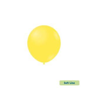 Palloncini giallo pastello soft line 5inc-13cm, 100pz.