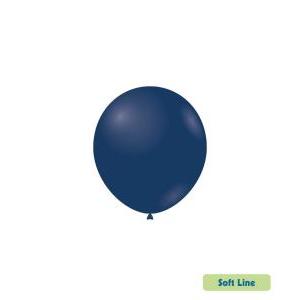 Palloncini midnight blu pastello soft line 5inc-13cm, 100pz.