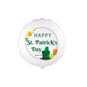 Palloncino happy san patrick's day 18"-45cm, 1pz.