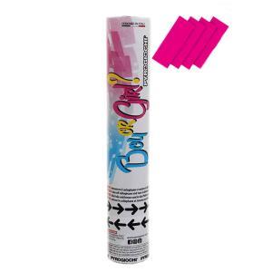 Sparacoriandoli airboom con coriandoli rosa 30cm, 1pz.