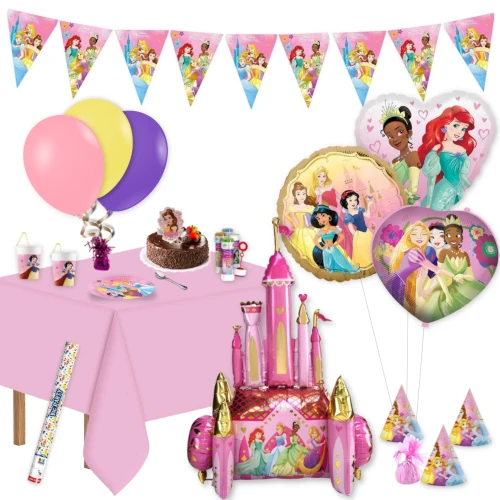 Ghirlanda Buon compleanno Principesse Disney™ - Vegaooparty